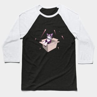 Cyberpunk Kitty Baseball T-Shirt